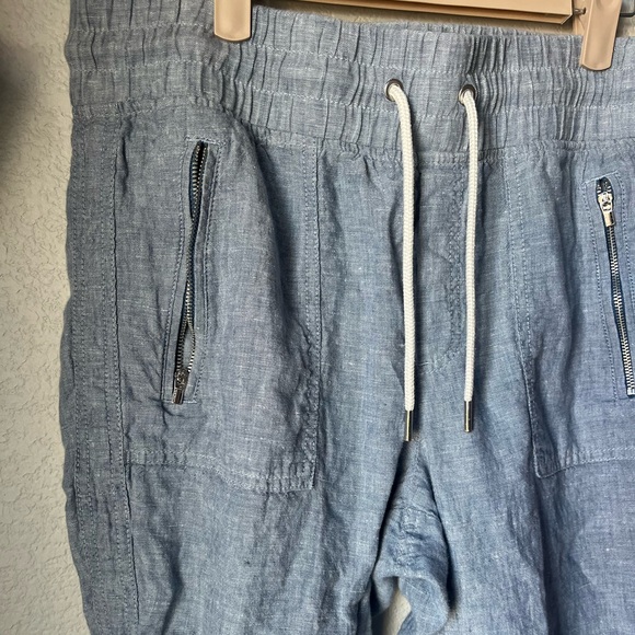 Athleta Chambray Cabo Linen Jogger - Picture 3 of 4